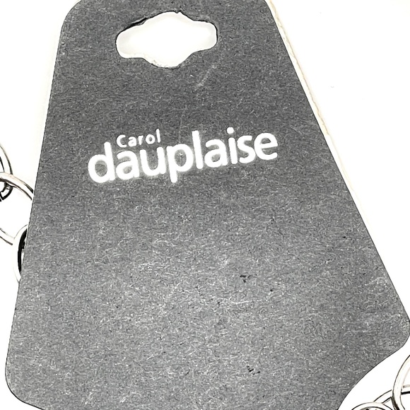 Vintage Carol Dauplaise Turquoise Howlite Red Stone Bohemian Statement Necklace - Picture 3 of 8